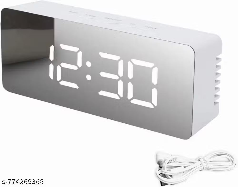LED Mirror Alarm Clock