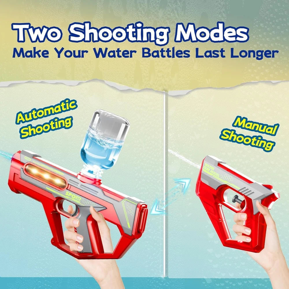 Red Electric Holi Water Gun