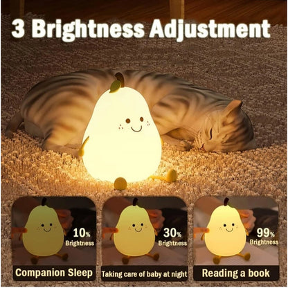 Pear Night Night Lamp (Multicolor)