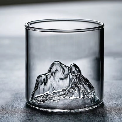 Mount fuji shaped whiskey glasses