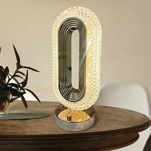 Oval Shaped Luxury Lamp - USB Rechargeable