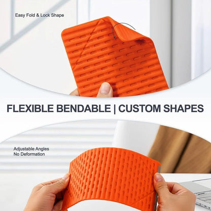Portable Foldable Silicone Mobile & Tablet Stand | Adjustable Angle | Lightweight & Travel-Friendly