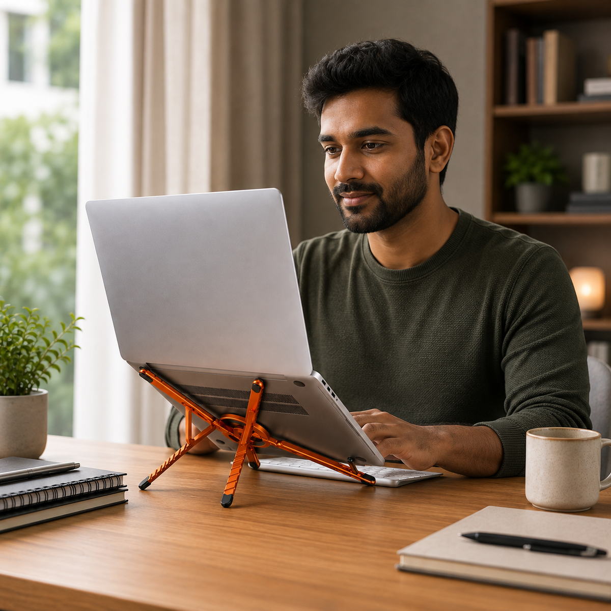 Foldable Phone, Tablet & Laptop Stand – OFFBEATODDZ Orbit X4