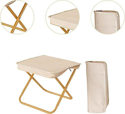 Folding Zipper Stool for Travel/Camping
