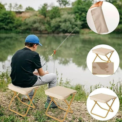 Folding Zipper Stool for Travel/Camping