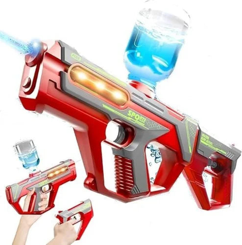 Red Electric Holi Water Gun