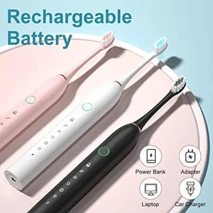 Sonic X-3 Electic Toothbrush with 6 operating modes and extra heads